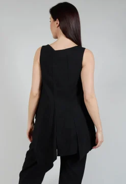 Pulp Fiction Tunic Top in Black