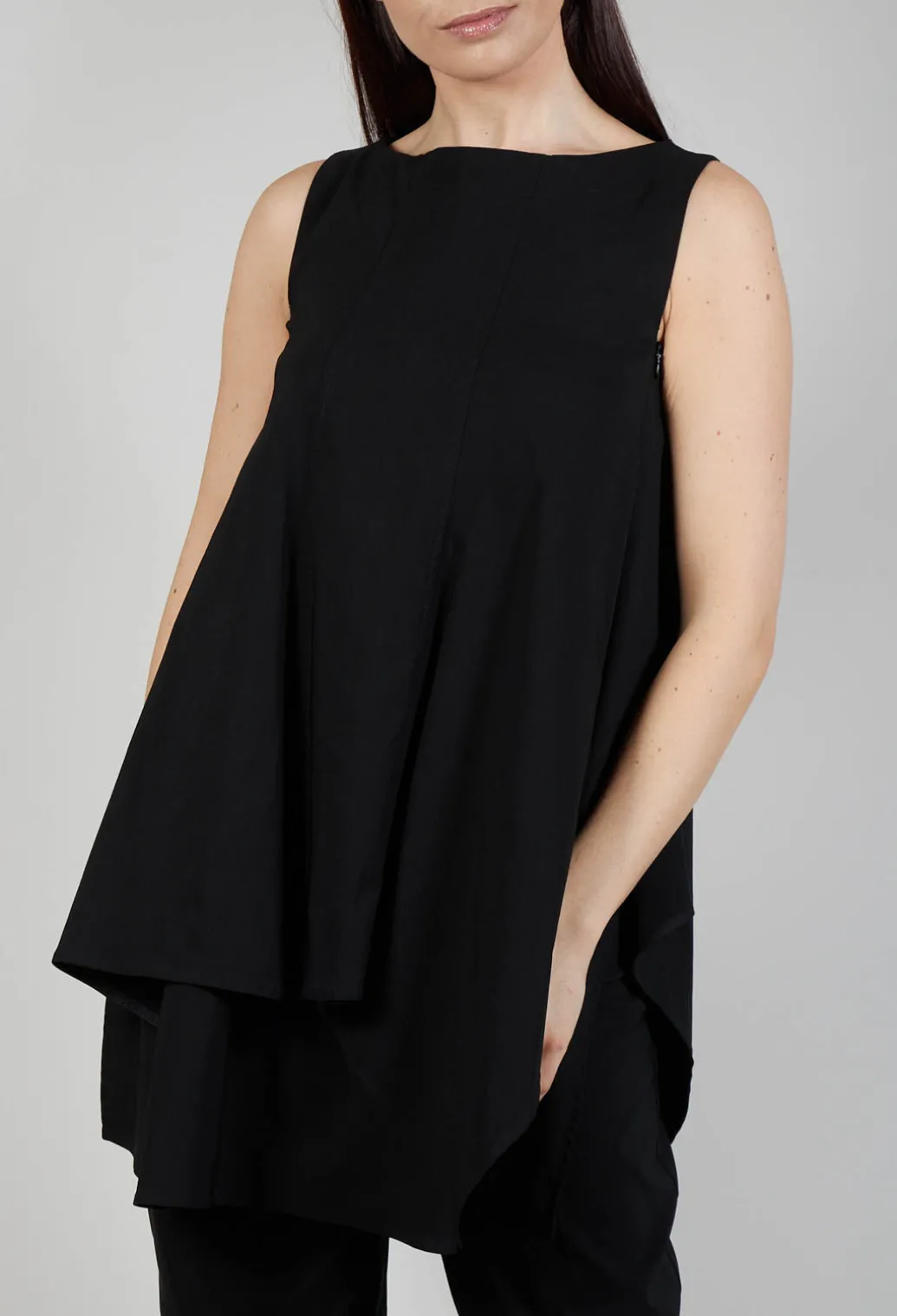 Pulp Fiction Tunic Top in Black