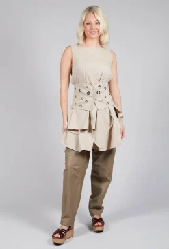Pulp Fiction Tunic Top in Sabbia