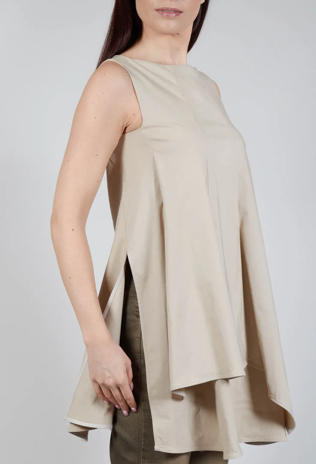 Pulp Fiction Tunic Top in Sabbia