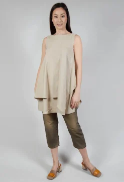 Pulp Fiction Tunic Top in Sabbia