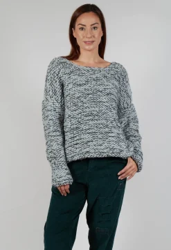 Purl Knit Jumper in Original Grey