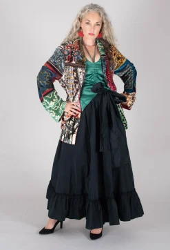 Pyjama Shirt in Patchwork Foulard Print