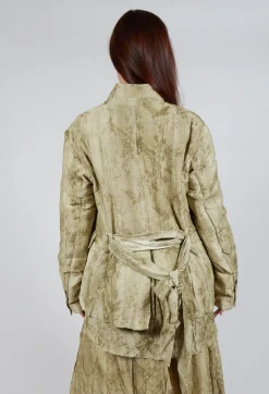 Quilted Jacket in Moss