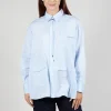 Quotation Shirt in Light Blue