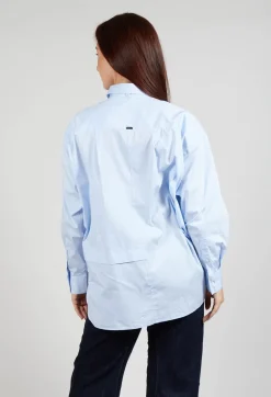Quotation Shirt in Light Blue
