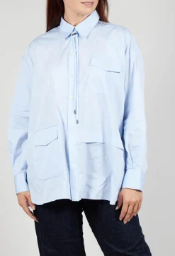 Quotation Shirt in Light Blue