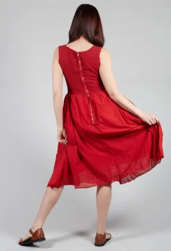 Rahel Dress in Vermillion