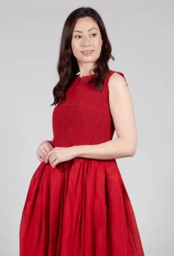 Rahel Dress in Vermillion