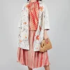 Raimonda Flame Emb Coat in Pepper