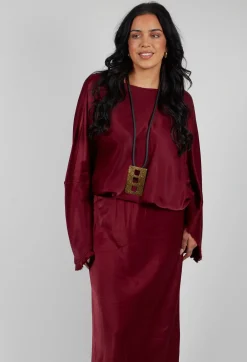 Raj Acto Top in Smoky Red
