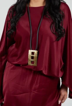 Raj Acto Top in Smoky Red