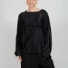 Raj Dia Top in Black
