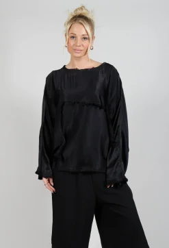 Raj Dia Top in Black