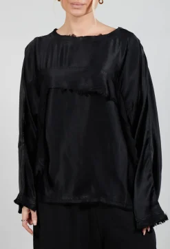 Raj Dia Top in Black