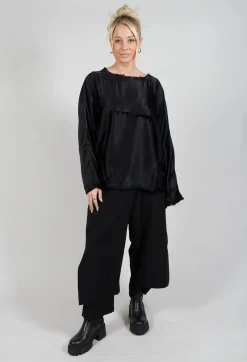 Raj Dia Top in Black