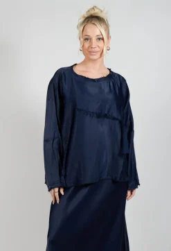 Raj Dia Top in Extra Blue
