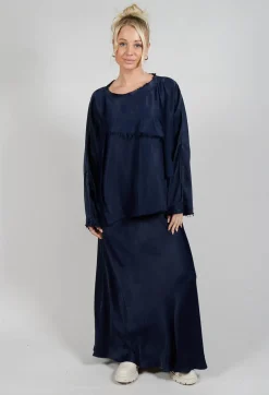 Raj Dia Top in Extra Blue