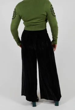 Rallye Velevet Trousers in Noir