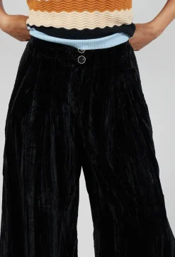 Rallye Velevet Trousers in Noir