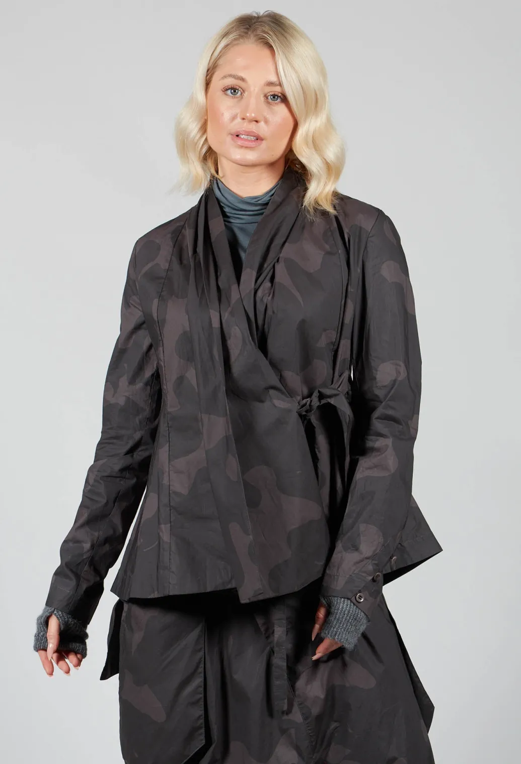 Ran Wrap Over Shirt in Unique