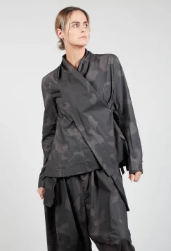 Ran Wrap Over Shirt in Unique