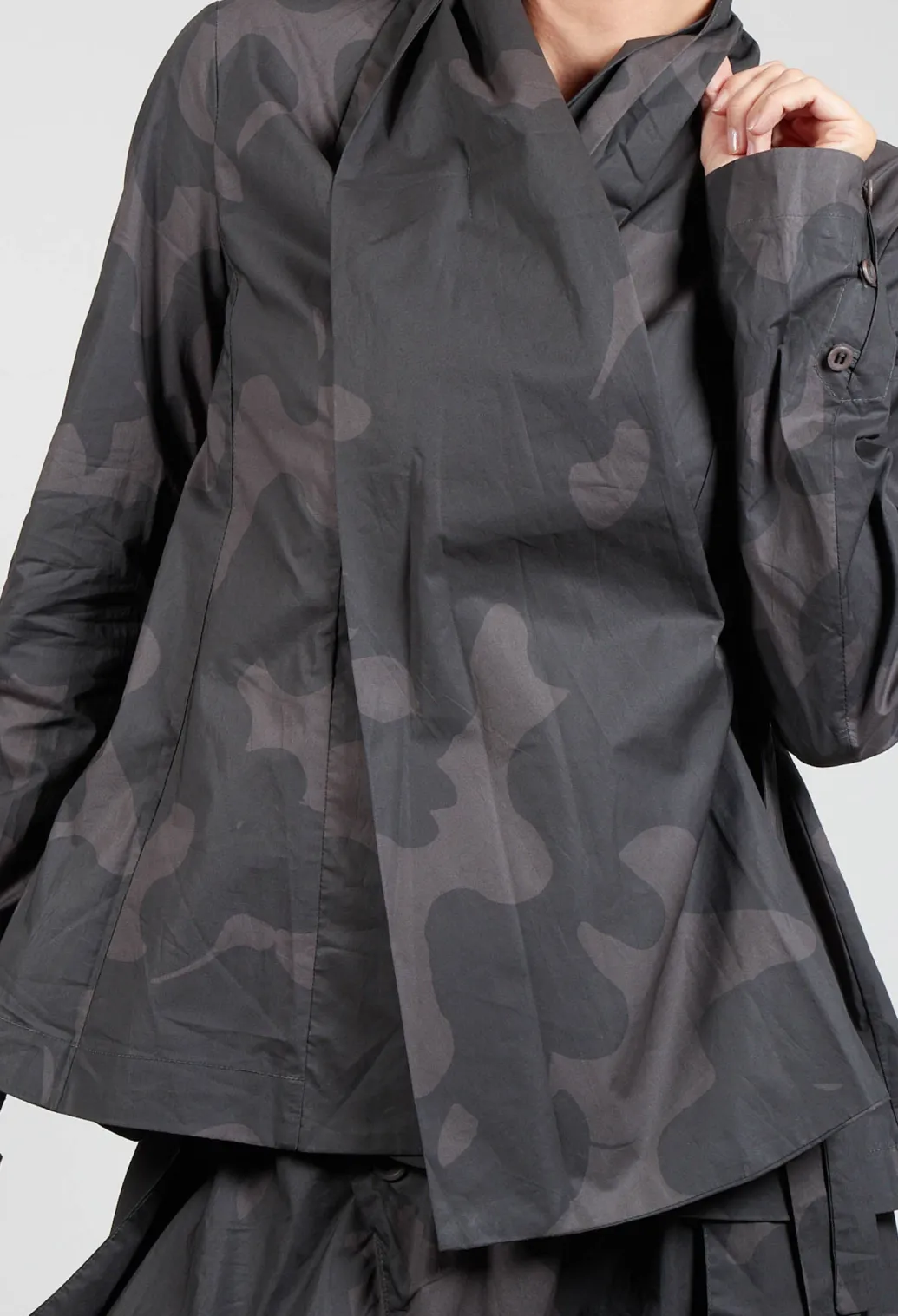 Ran Wrap Over Shirt in Unique