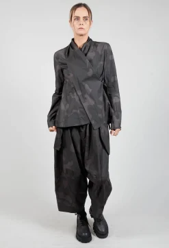 Ran Wrap Over Shirt in Unique