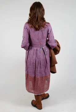 Raven Dress in Pink Gingham