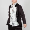 Raw Hemmed Jacket in Black