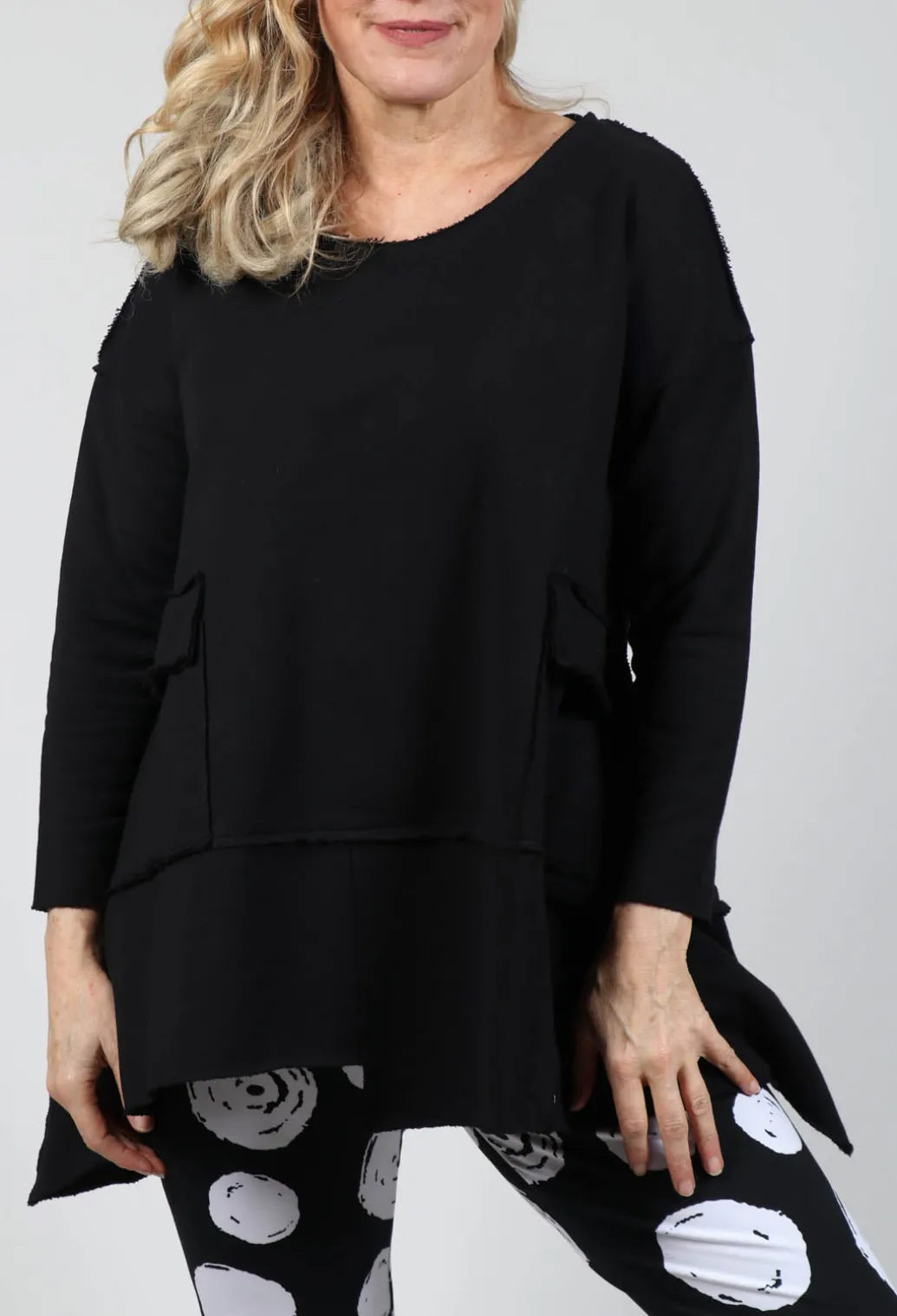 Raw Hemmed Pullover