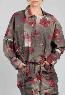 Recta Shirt in Shitake Banner
