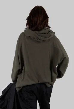 Relaxed Fit Hooded Jumper in Camp