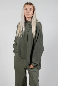 Relaxed Fit Hooded Jumper in Camp