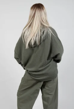 Relaxed Fit Hooded Jumper in Camp