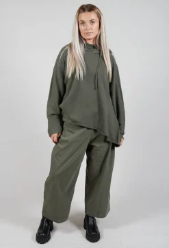 Relaxed Fit Hooded Jumper in Camp