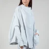 Relaxed Fit Jacket in Placed Grey Print