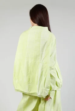 Relaxed Fit Jacket in Placed Sun Print