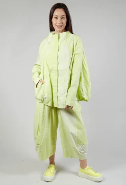 Relaxed Fit Jacket in Placed Sun Print