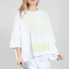 Relaxed Fit Jersey Top with Motif in Sun Print