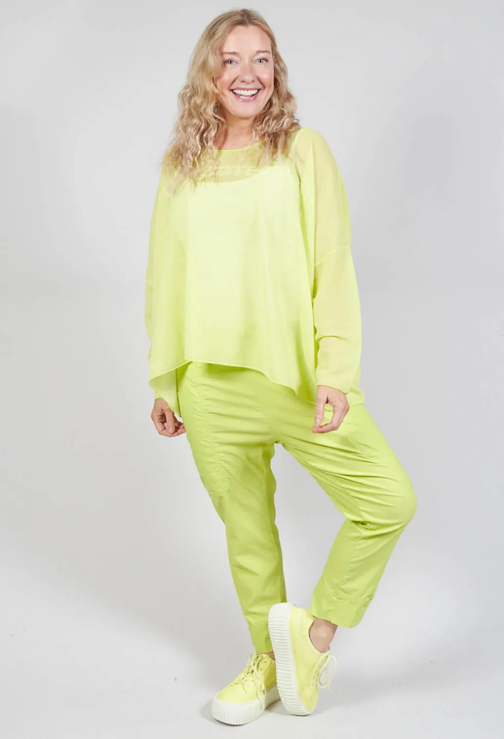 Relaxed Fit Jumper with Motif in Sun Jacquard