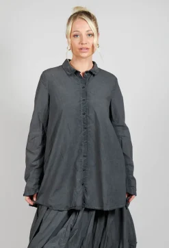 Relaxed Fit Shirt in Coal Cloud
