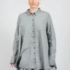 Relaxed Fit Shirt in Pencil Cloud