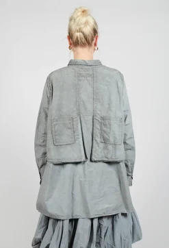 Relaxed Fit Shirt in Pencil Cloud