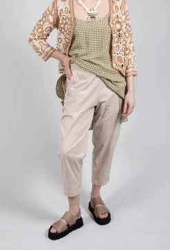 Relaxed Geisha Trousers in Rattan