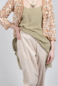 Relaxed Geisha Trousers in Rattan