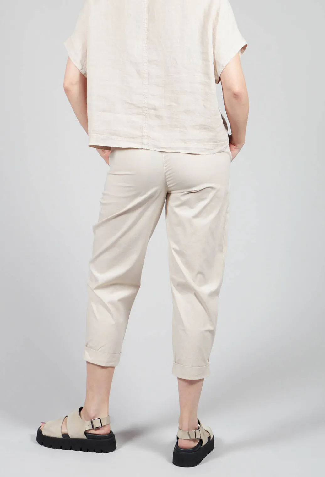 Relaxed Geisha Trousers in Rattan