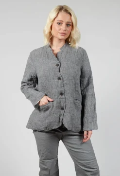Relaxed Jacket in Salt and Pepper