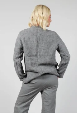 Relaxed Jacket in Salt and Pepper