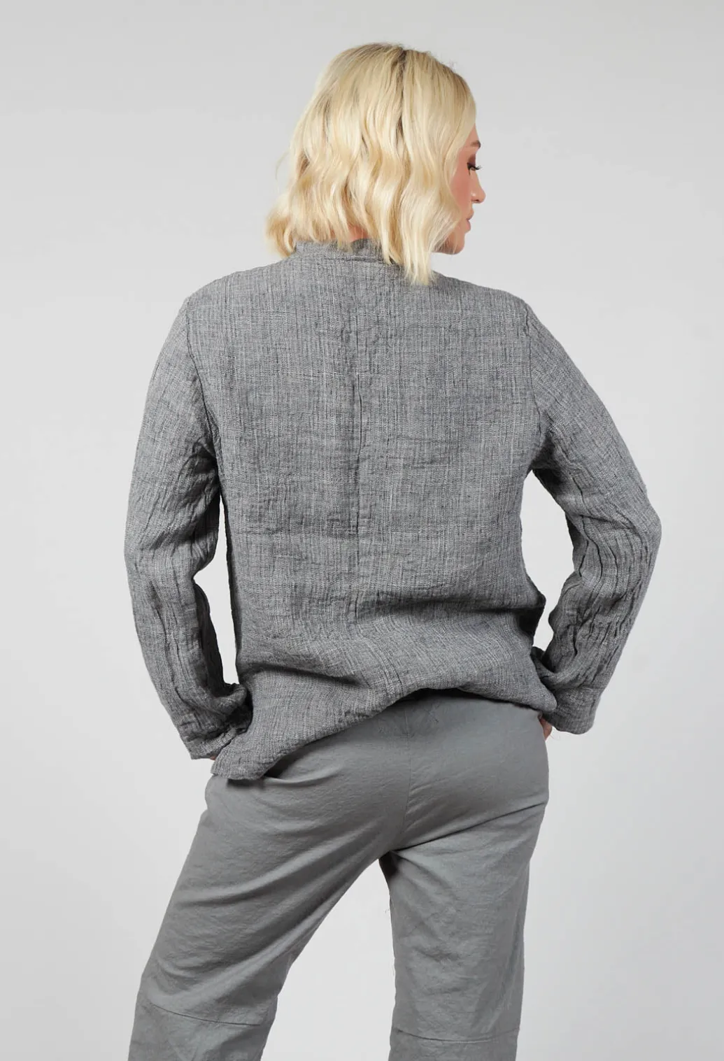 Relaxed Jacket in Salt and Pepper